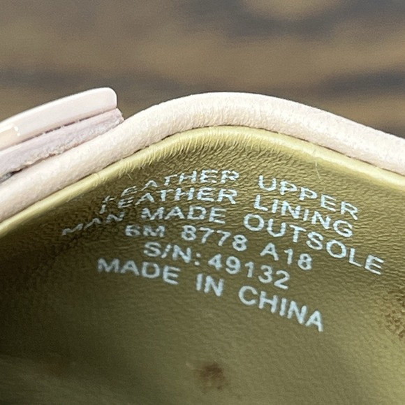 Tory Burch Melinda Shoes Women's 6M Pink Nude Leather Ballet Flats Ballerina - Picture 6 of 16